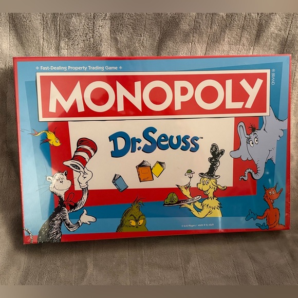 Other - NWT Dr. Seuss Monopoly Board Game